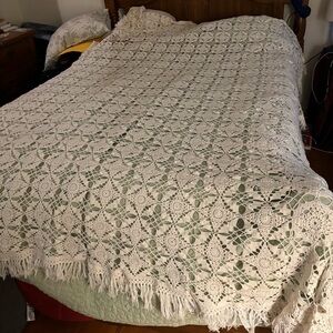 Vintage handmade bedspread!